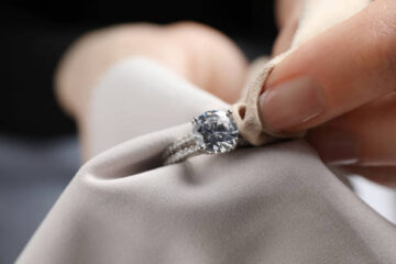 cz or moissanite are popular gemstones for engagement rings and fine jewelry. Both stones