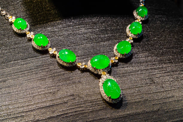 Remember that emerald and jade are valuable for various reasons. Emeralds with a brilliant, strong green color and few inclusions are highly valued and can command high prices.